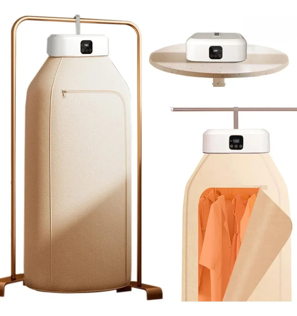 Secadora De Ropa Colgante Plegable Portátil Silenciosa