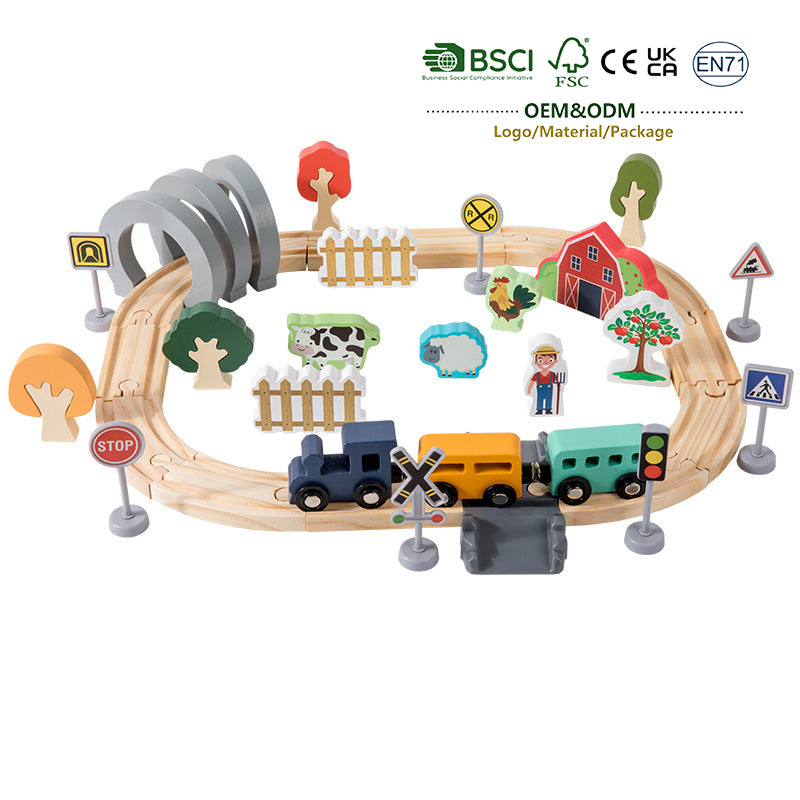 Vehículo de Madera para Pista