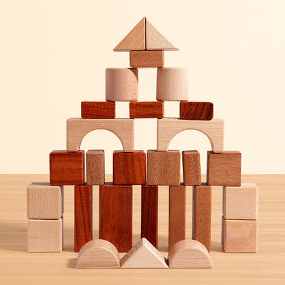 Bloques de Construcción de Madera de Eucalipto Sólido