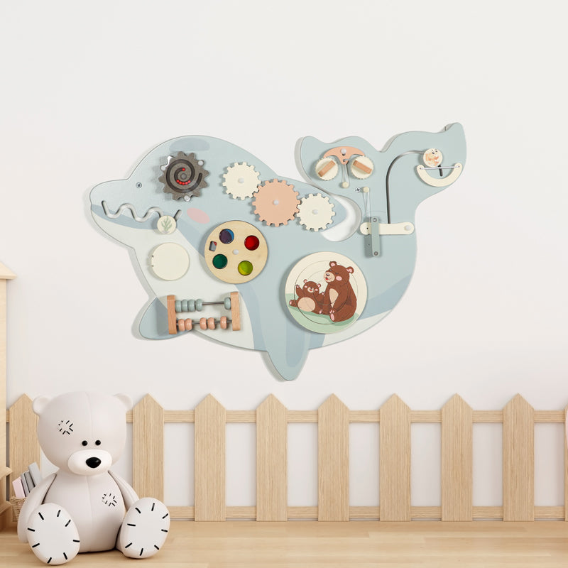 Juego de Pared de Madera Multifuncional Montessori