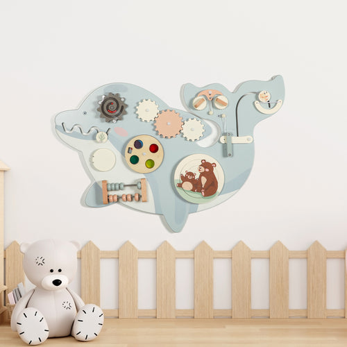 Juego de Pared de Madera Multifuncional Montessori