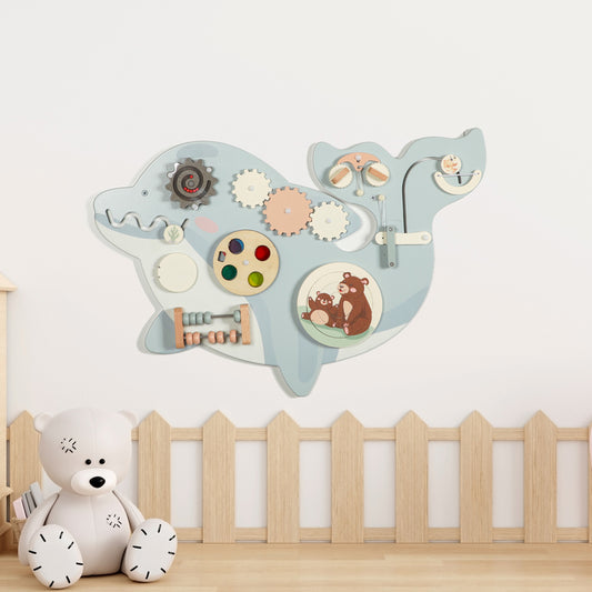 Juego de Pared de Madera Multifuncional Montessori