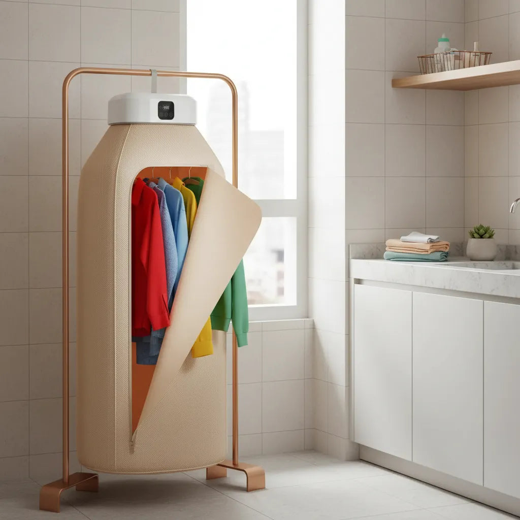 Secadora De Ropa Colgante Plegable Portátil Silenciosa