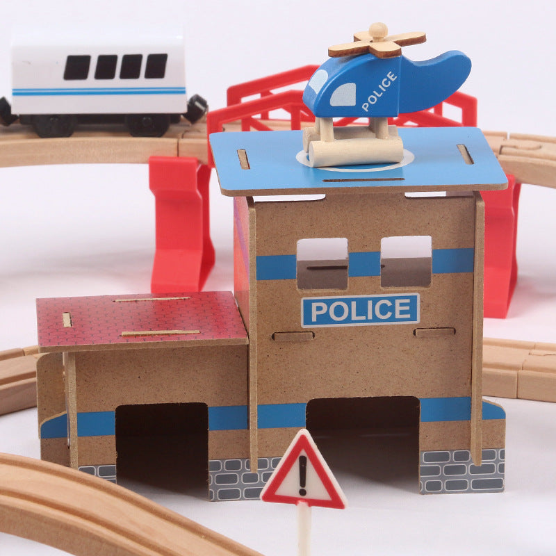 Juego de 88 Piezas de Tren Eléctrico para Niños